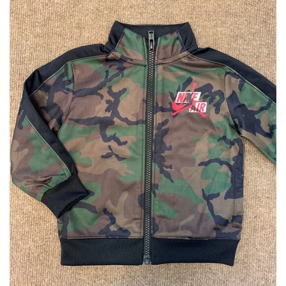 Nike Air Jordan Camo Zip-Up Toddler 18M Track Warmup Windbreaker - Picture 1 of 8